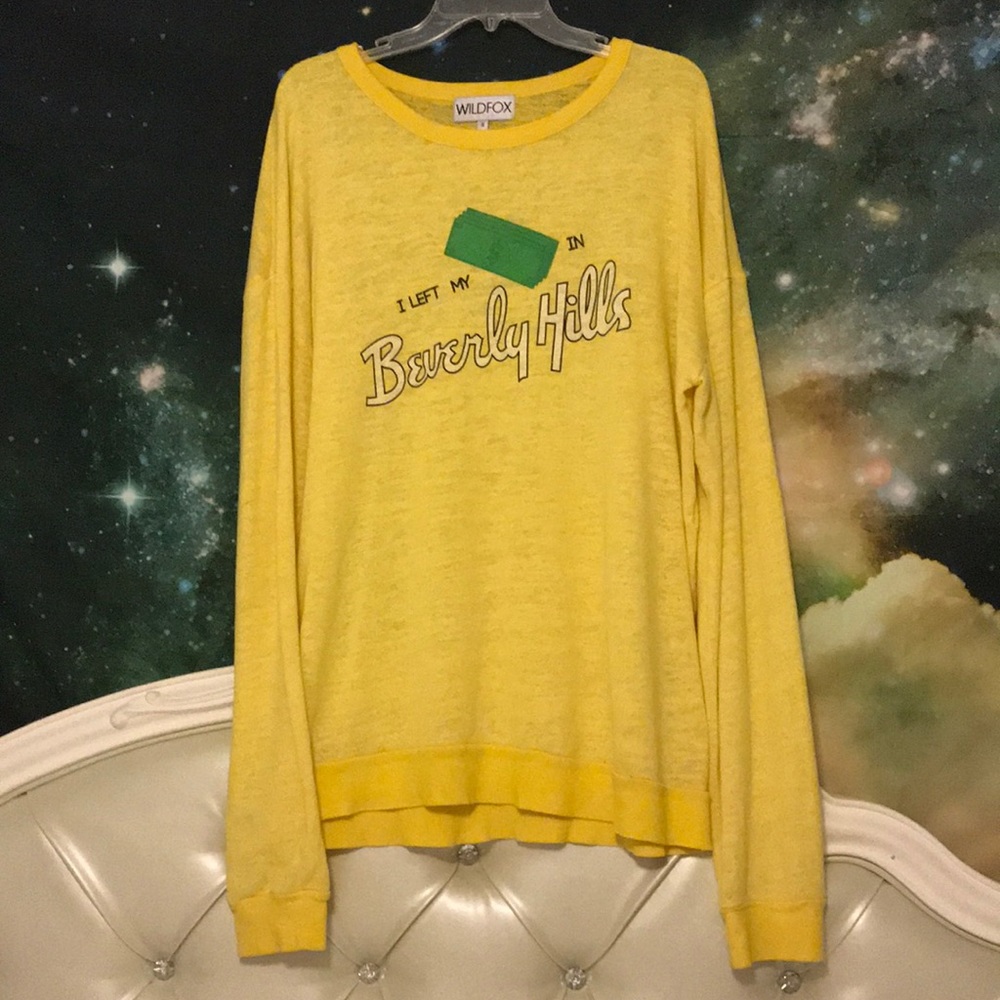 Left my money in Beverly Hills road trip sweater